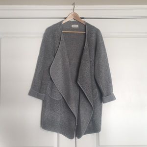 Goodnight Macaroon Marled Knit Wrap Open Cardigan